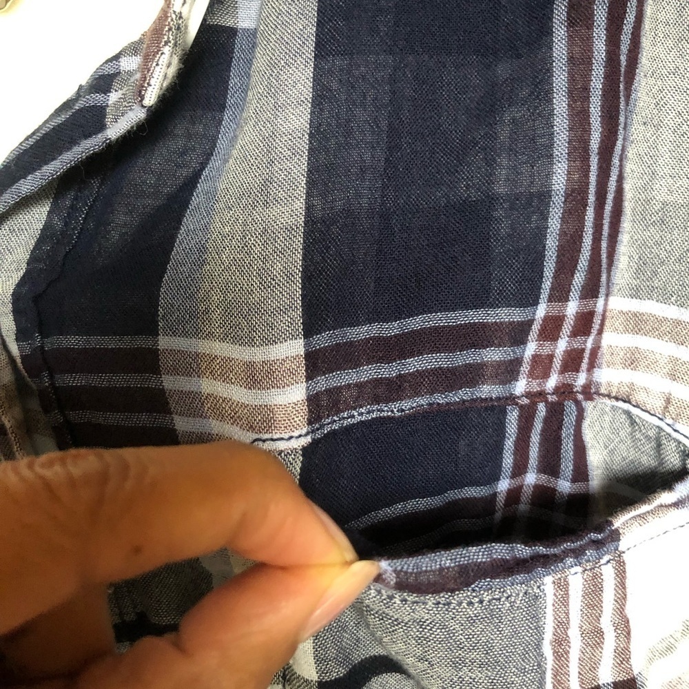 🌻 4/$25 Lane Bryant Plaid Buttondown Shirt - Picture 4 of 5